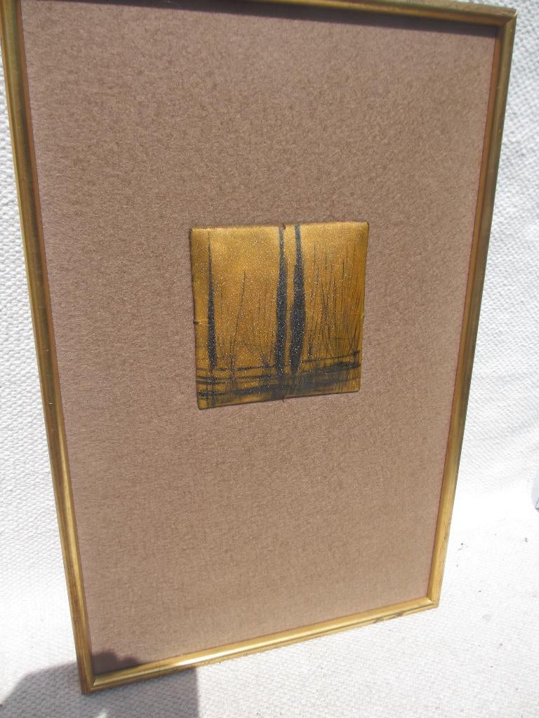 Impressionistisch emaille kunstwerk maitre emailleur limoges