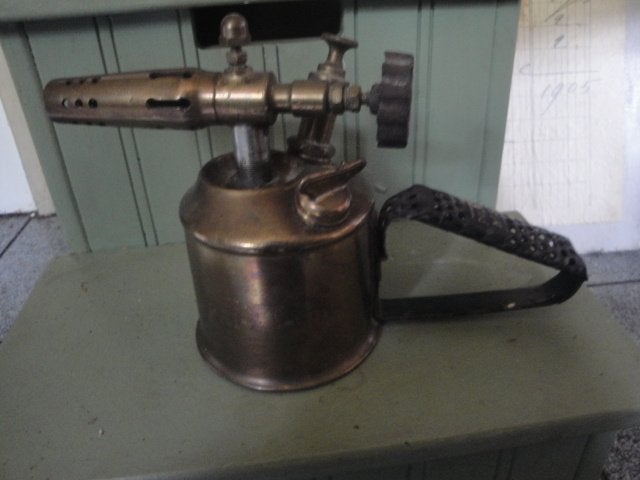 gasbrander messing antiek, Antiek en Kunst, Ophalen of Verzenden