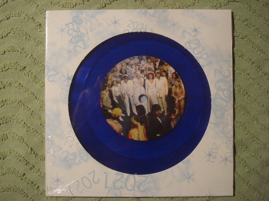 ABBA 7" Vinyl Single: ‘Happy New Year / Felicidad’ blauw, Ophalen of Verzenden, Nieuw in verpakking, Pop