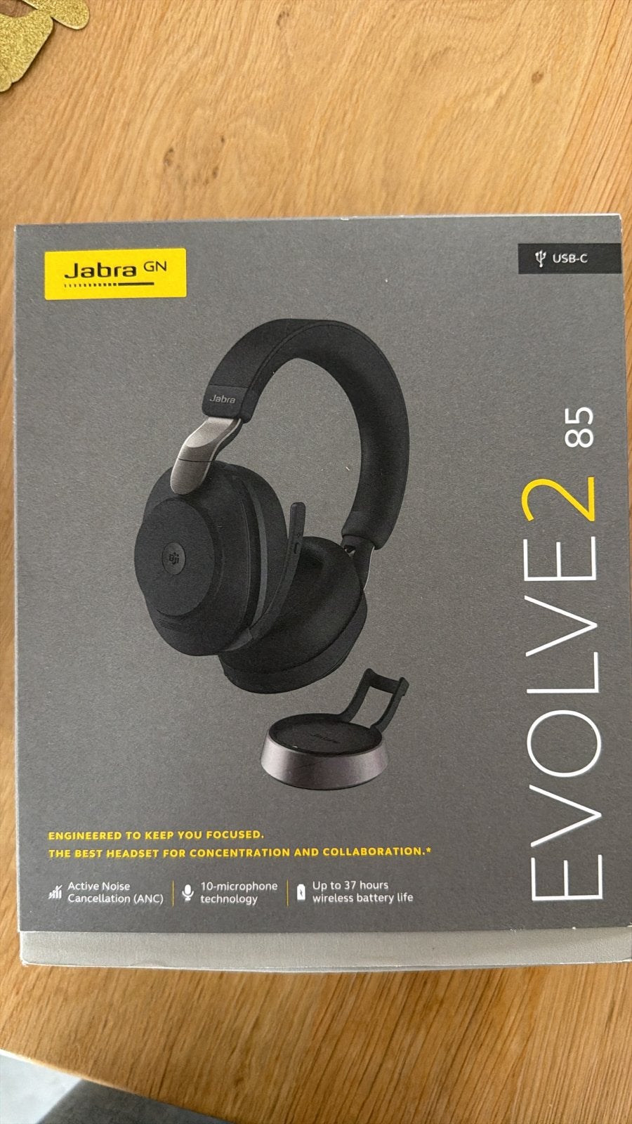 Jabra Evolve2 85 Headset met Dockingstation - Nieuw, Audio, Tv en Foto, Koptelefoons, Nieuw, Ophalen of Verzenden, Over-ear, Jabra