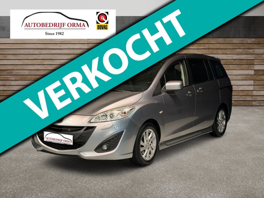 Mazda 5 2.0 TS+ Automaat | 7-persoons | Trekhaak, Auto's, Mazda, Euro 5, Gebruikt, 4 cilinders, 7 stoelen