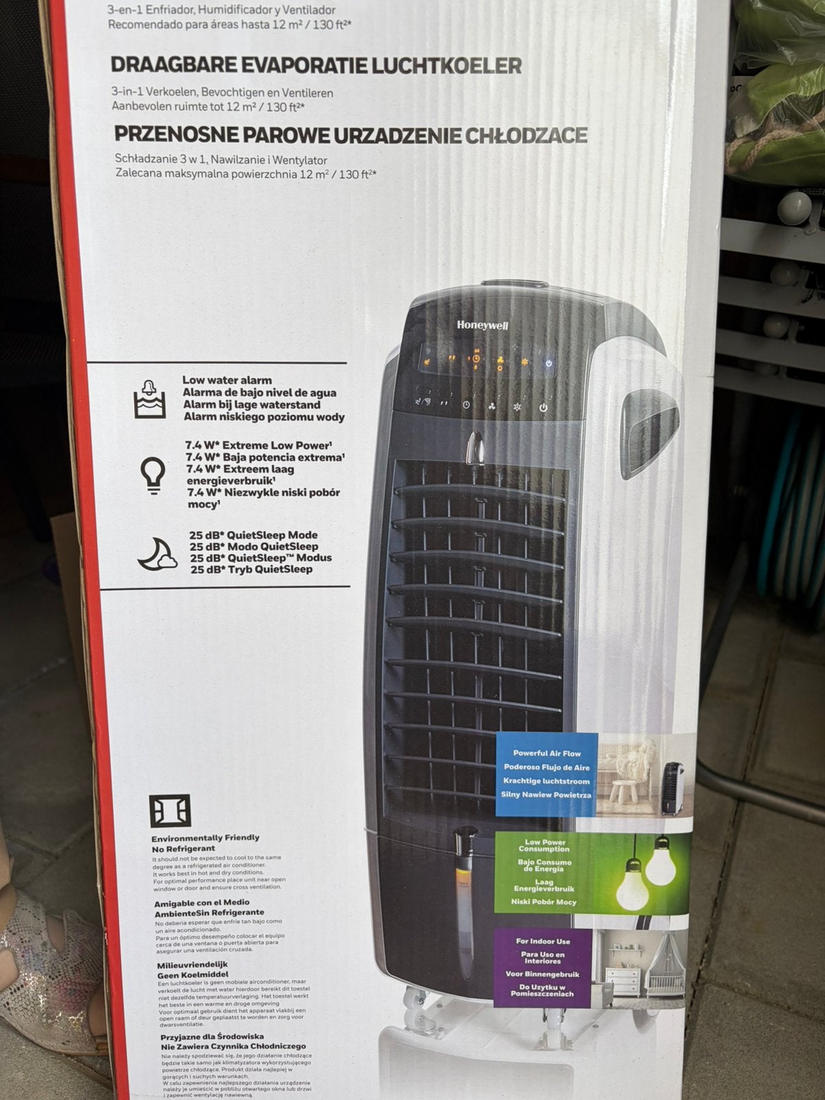 Honeywell luchtkoeler, Witgoed en Apparatuur, Ophalen, Minder dan 60 m³, 3 snelheden of meer, Zo goed als nieuw