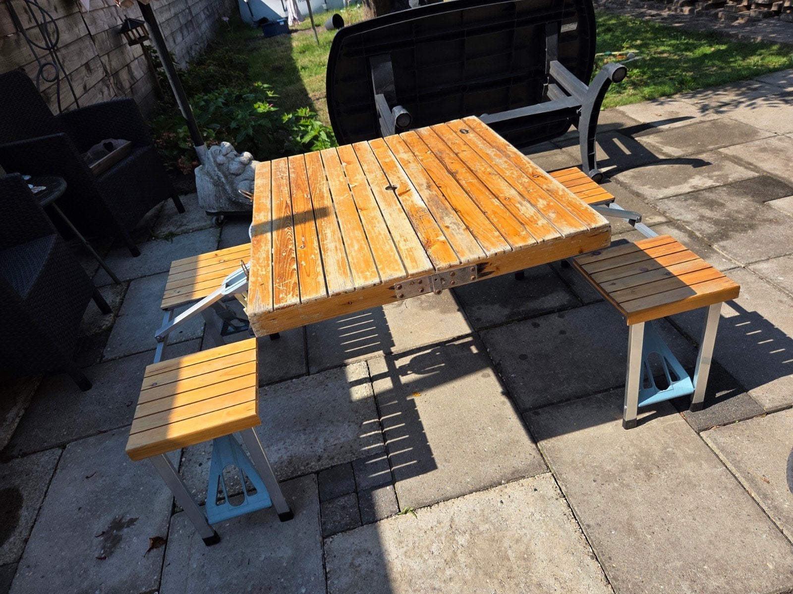 Kinder picknick tafel!, Ophalen of Verzenden, Rechthoekig, Hout