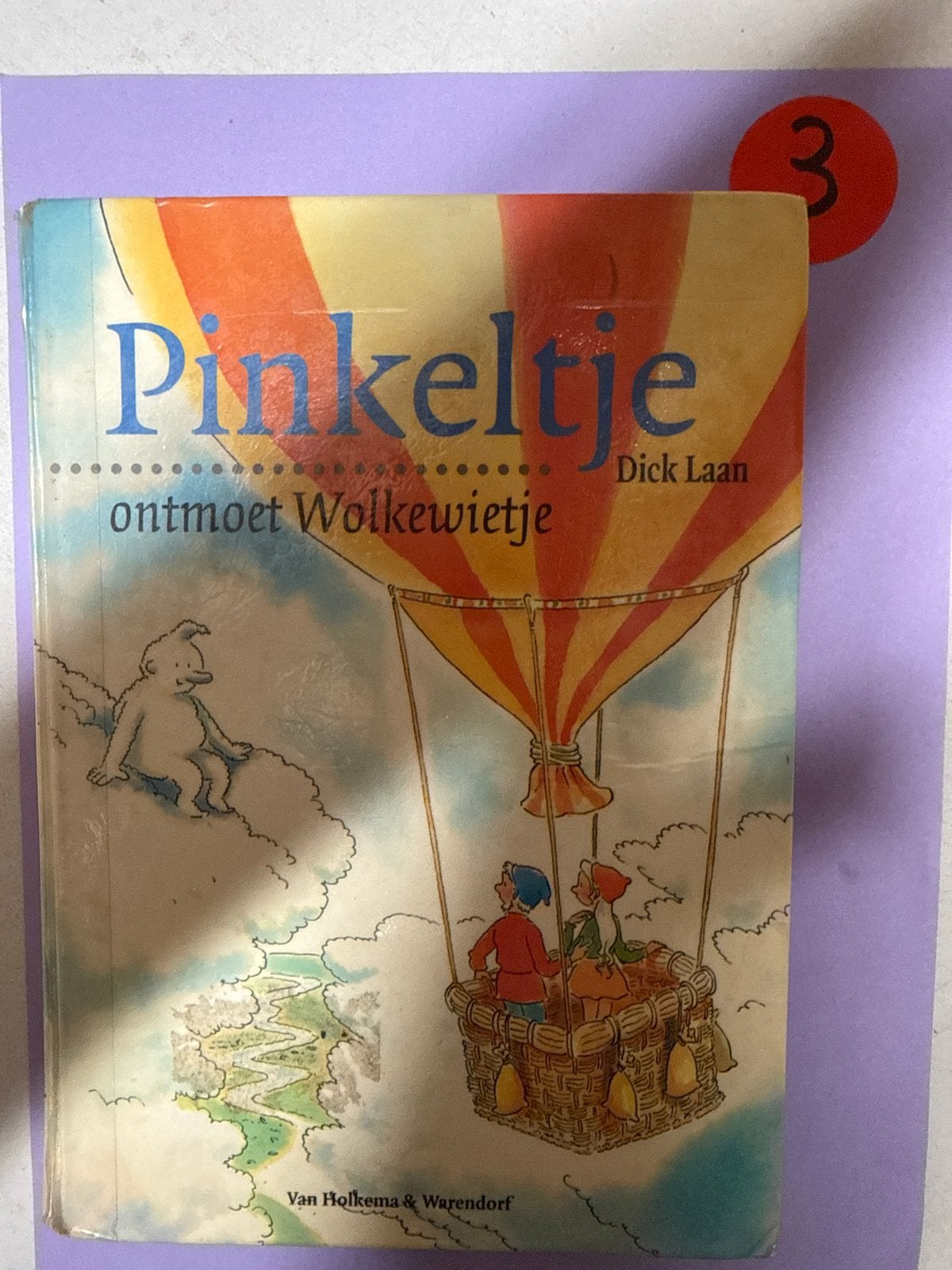 Pinkeltje ontmoet Wolkewietje - Dick Laan, Boeken, Ophalen of Verzenden, Zo goed als nieuw, Fictie algemeen