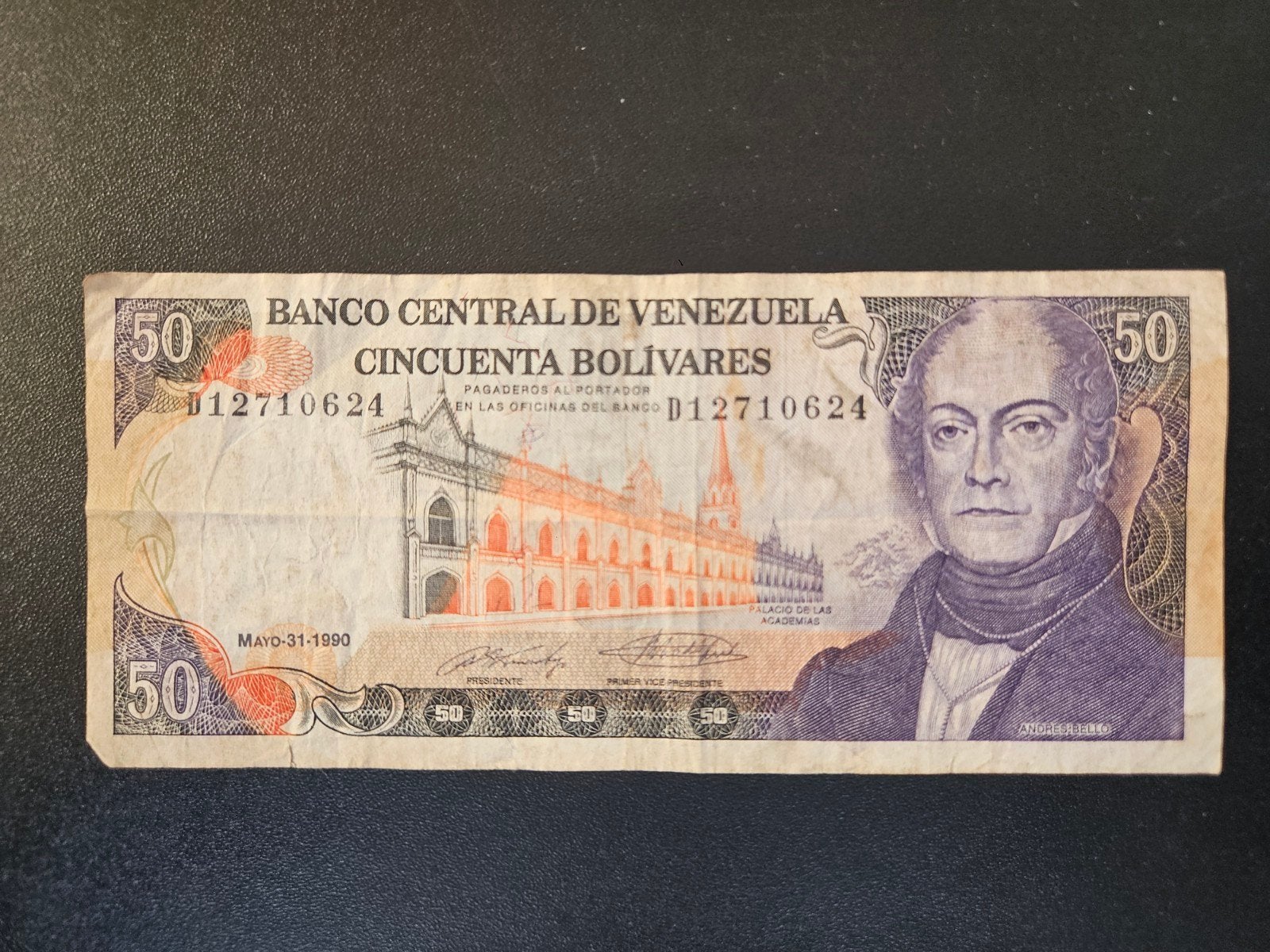 Venezuela pick 65c 1990, Verzenden, Zuid-Amerika, Los biljet