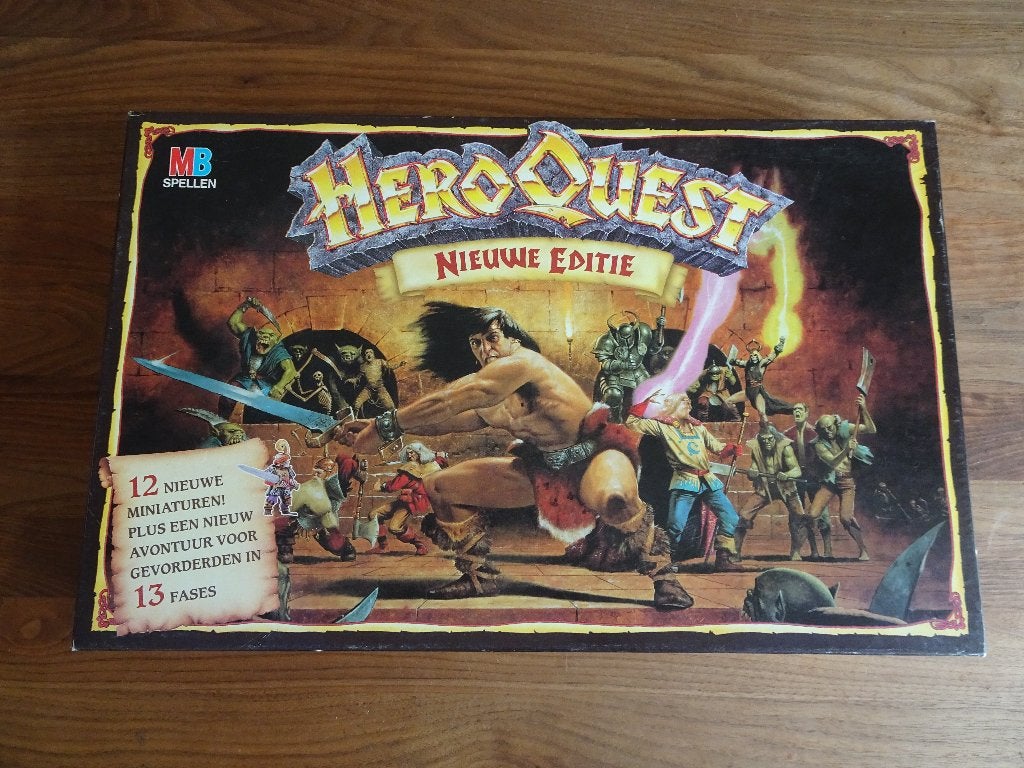 Heroquest "nieuwe editie" MB spellen vintage, Hobby en Vrije tijd, Gezelschapsspellen | Bordspellen, Een of twee spelers, Ophalen of Verzenden