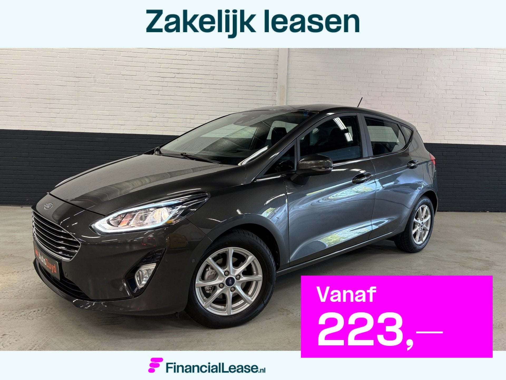 Ford Fiesta 1.0 EcoBoost Automaat |Camera | LM | Stoelverwar, Gebruikt, Zwart, Origineel Nederlands, Bedrijf