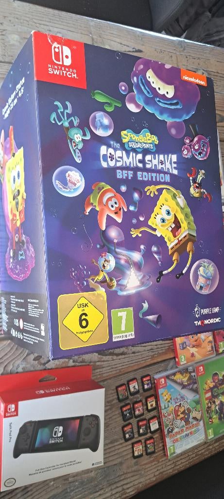 Spongebob squarepants cosmic shake bff edition incl game !!, Spelcomputers en Games, Games | Nintendo Switch, Avontuur en Actie