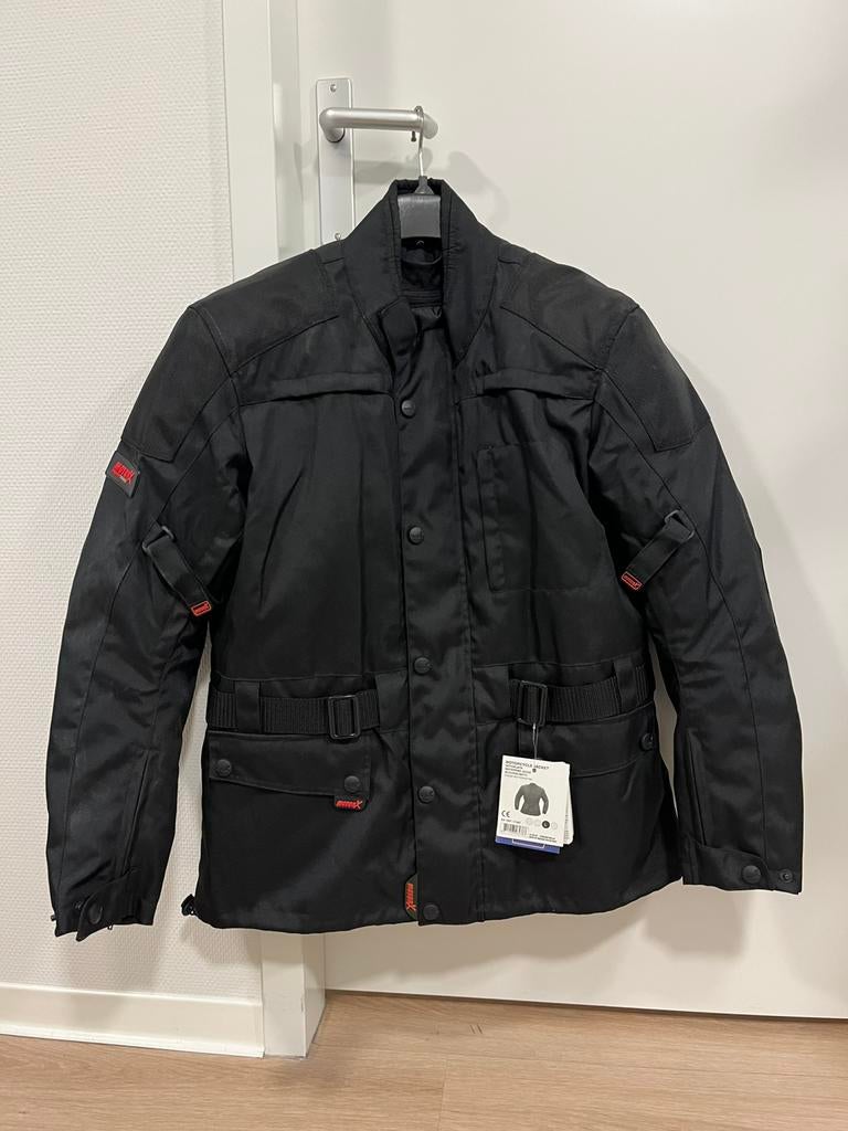 Nieuwe motorjas maat L zwart , merk MotorX, Motoren, Kleding | Motorkleding, Nieuw met kaartje, MotorX, Jas | textiel, Heren