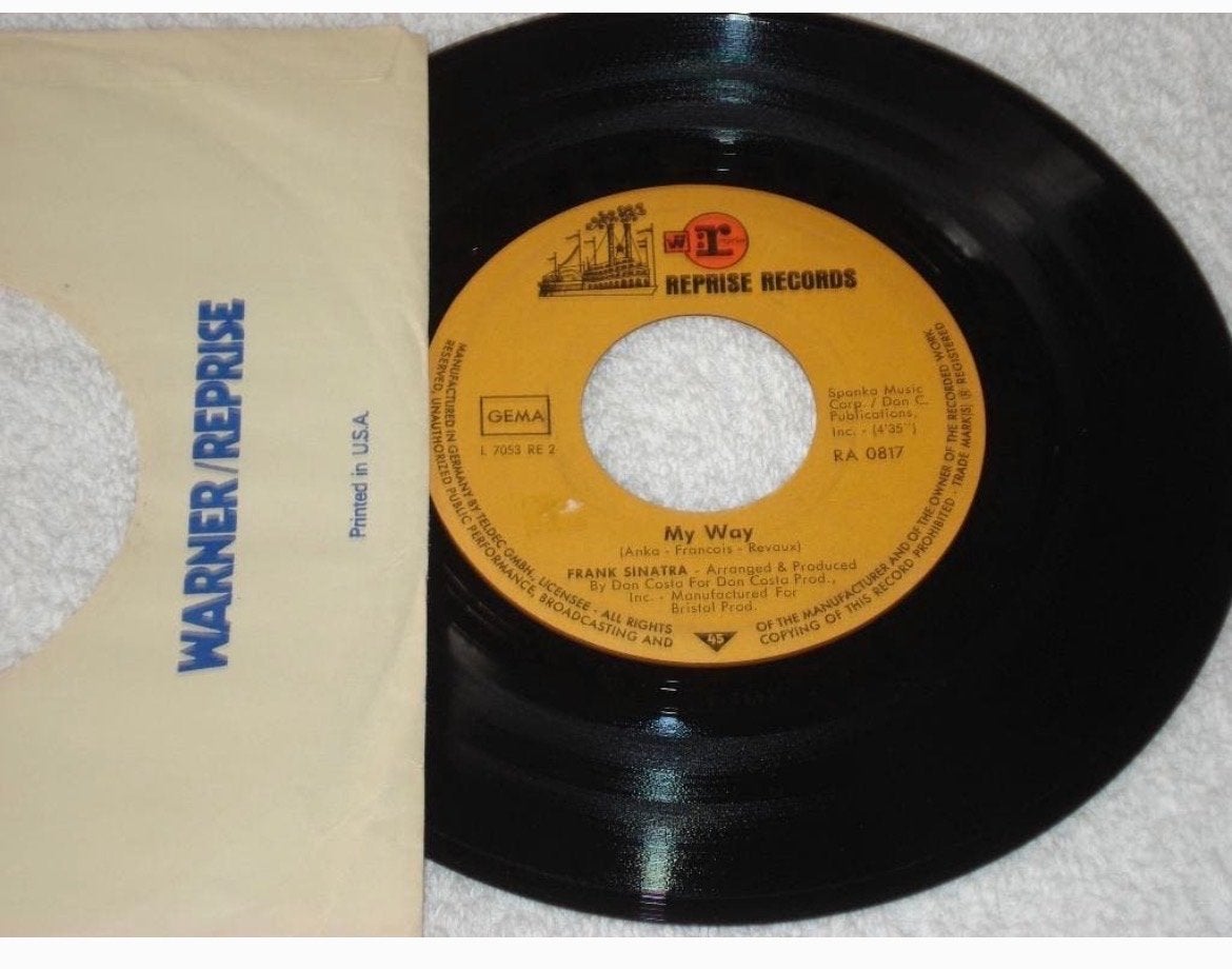 Frank Sinatra - My Way (Vinyl Single), Cd's en Dvd's, Vinyl Singles, Ophalen, 7 inch, Zo goed als nieuw, Pop