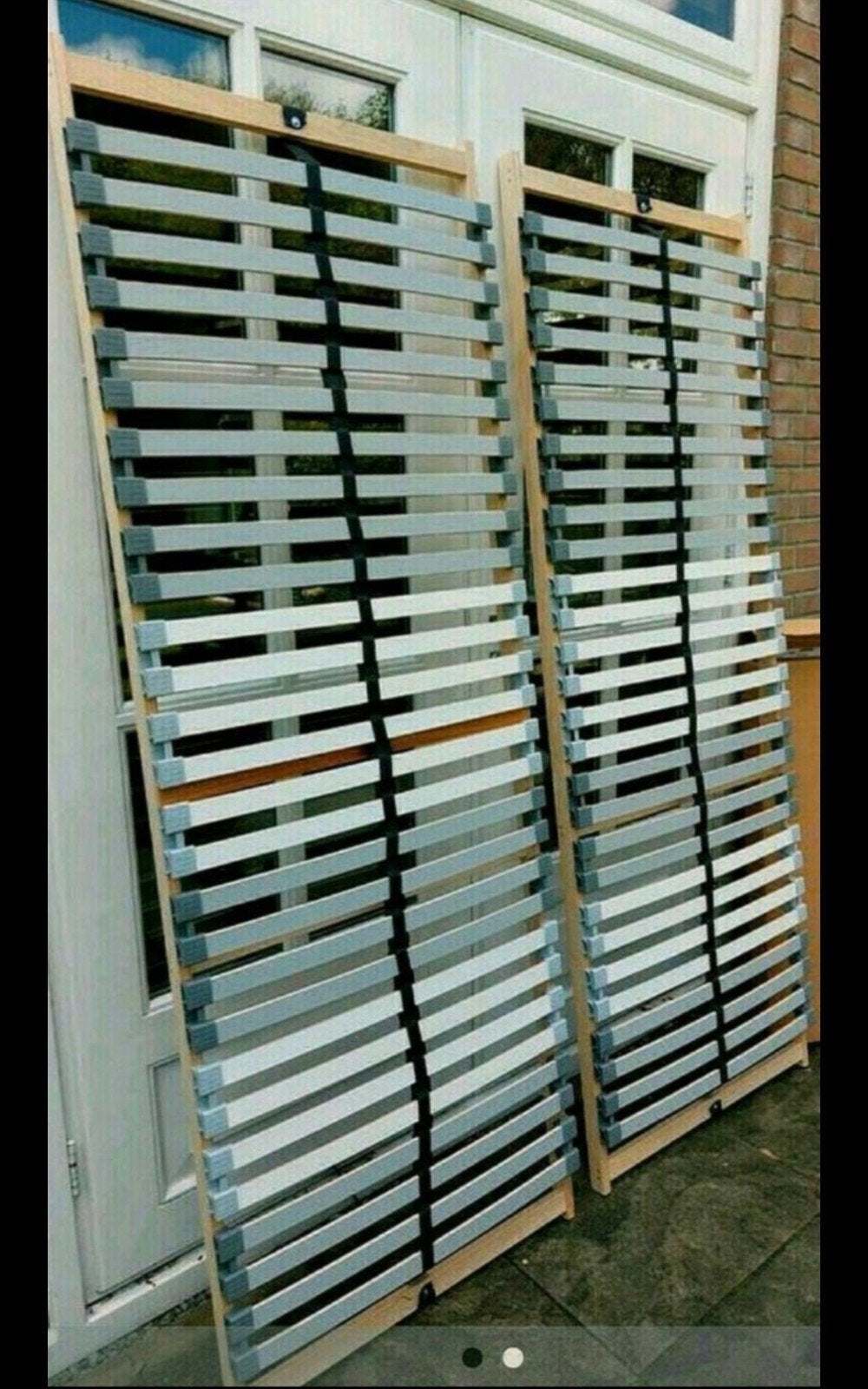 lonset 90 200 ikea bedbodems lattenbodems set 180 totaal, Ophalen, Tweepersoons, Zo goed als nieuw, Bedbodem