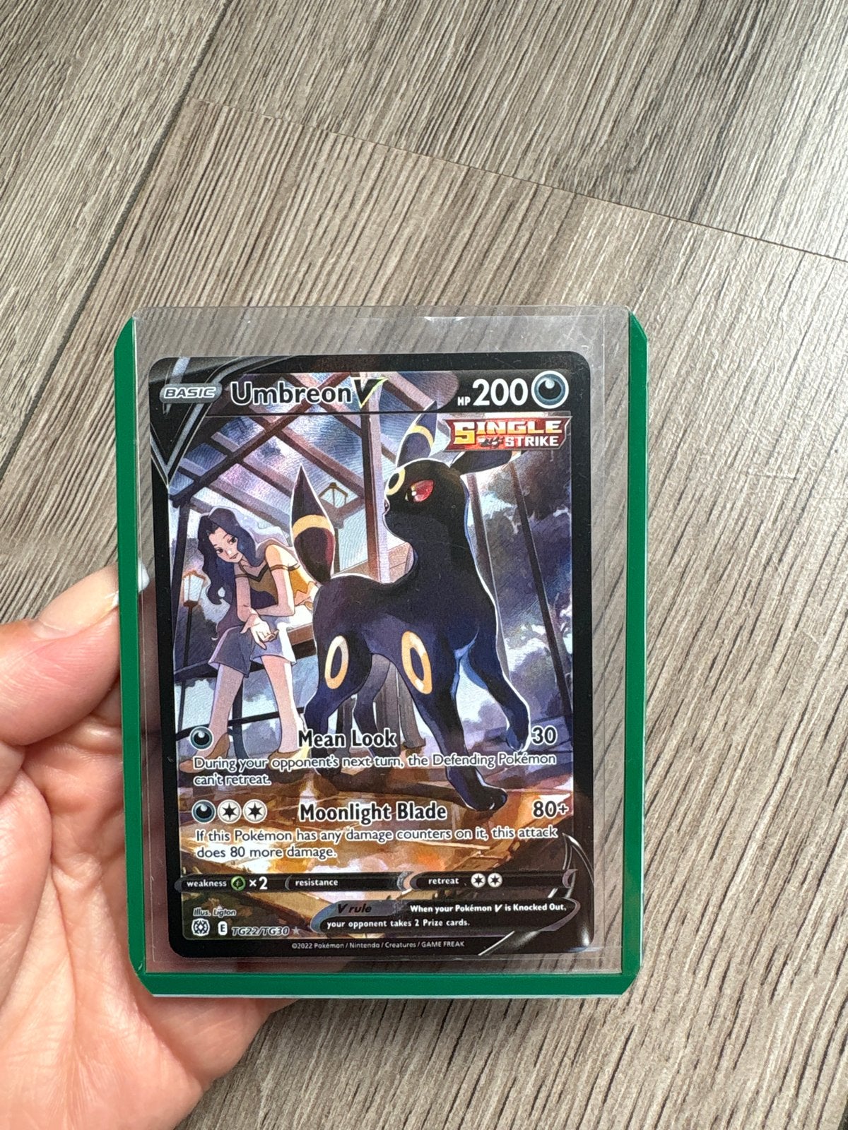 Pokémon Kaart Umbreon V TG22/TG30, Ophalen of Verzenden, Zo goed als nieuw, Losse kaart