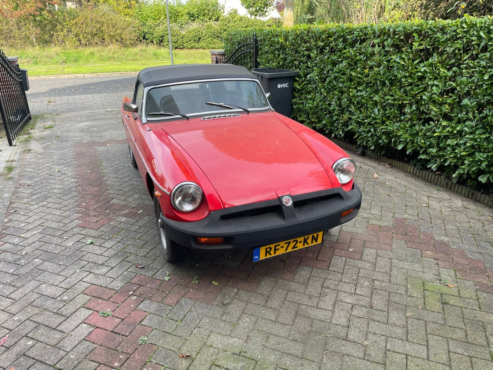 MG 1978 Rood, Auto's, B, Cabriolet, 4 stoelen, Rood