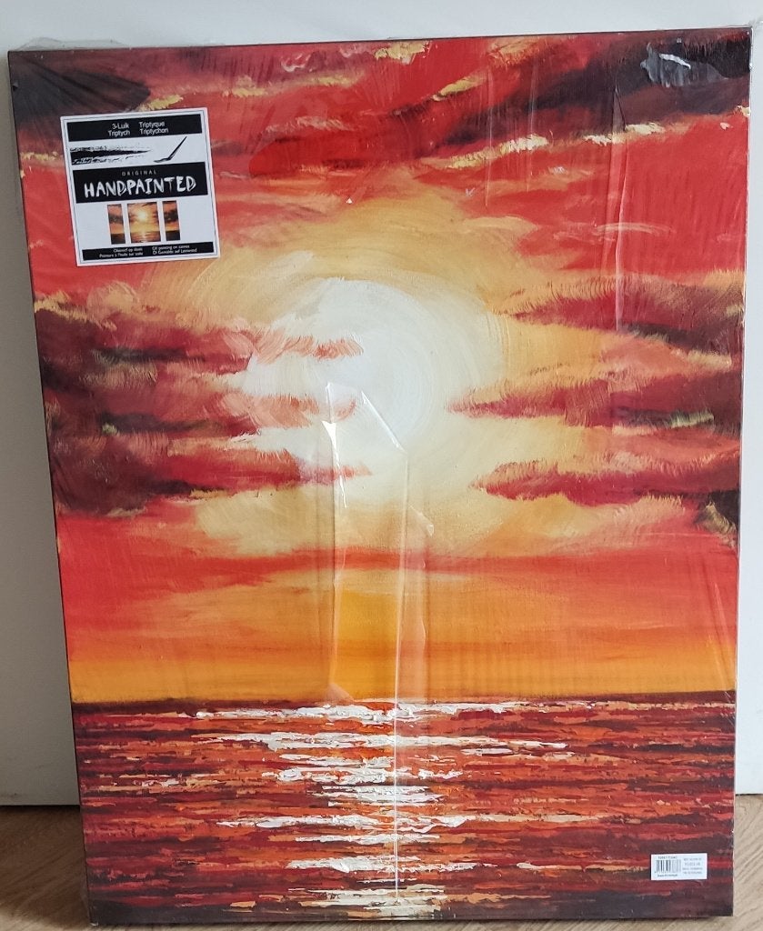Schilderij 3 delig, Antiek en Kunst, Kunst | Schilderijen | Modern, Ophalen, Handgeschilderd