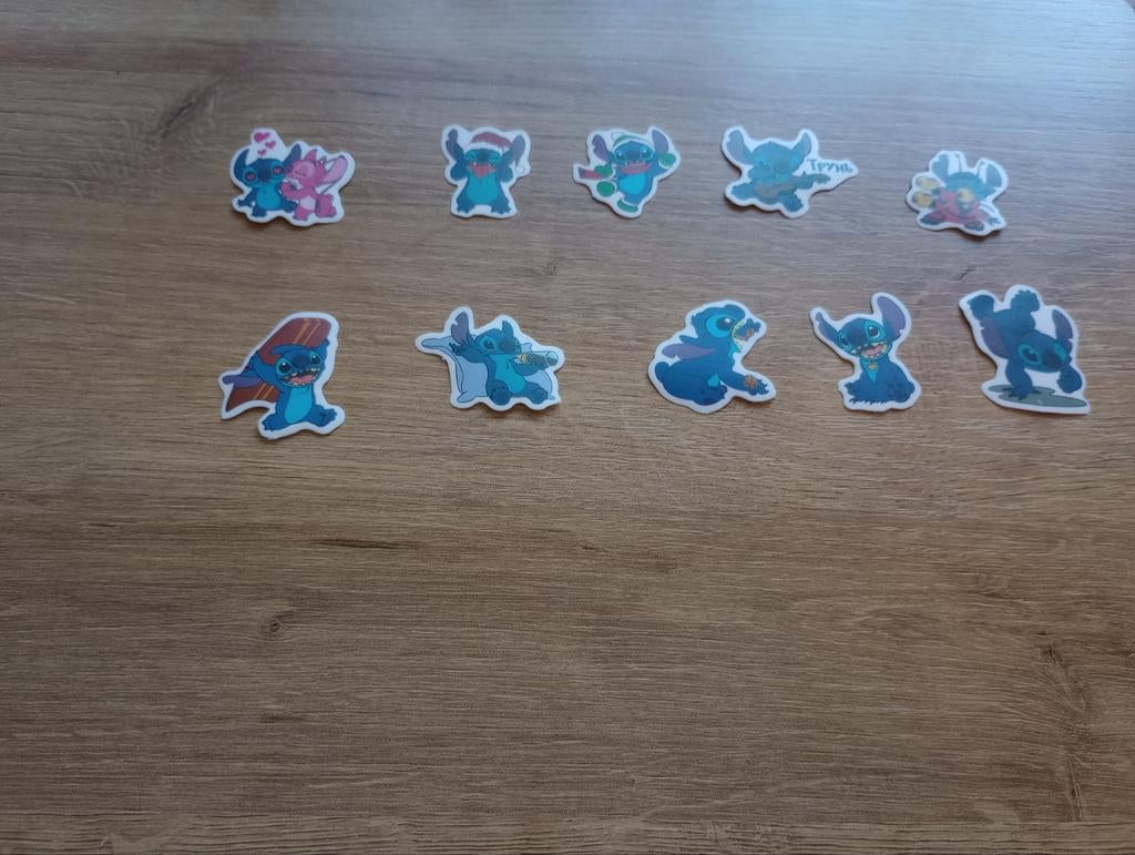 10 verschillende Lilo en Stitch stickers, Ophalen of Verzenden, Nieuw, Meerdere stickers