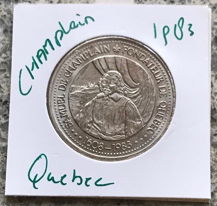 Canada - Quebec 1983 - Samuel de Champlain - Trade Dollar^, Verzenden, Noord-Amerika, Losse munt