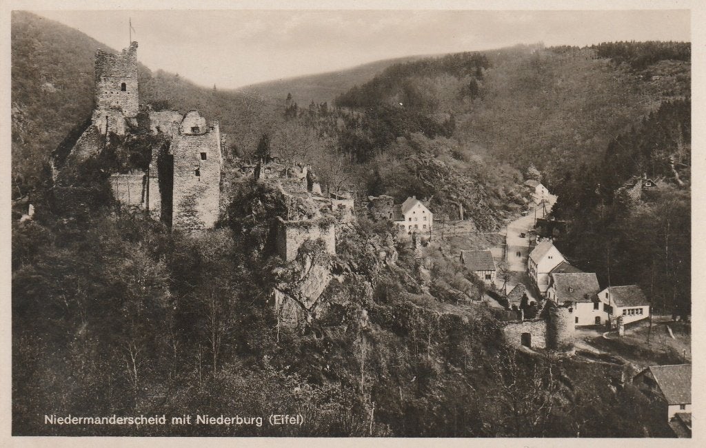 Niedermanderscheid  - Eifel -  Niederburg, Ophalen of Verzenden, 1920 tot 1940, Ongelopen, Duitsland