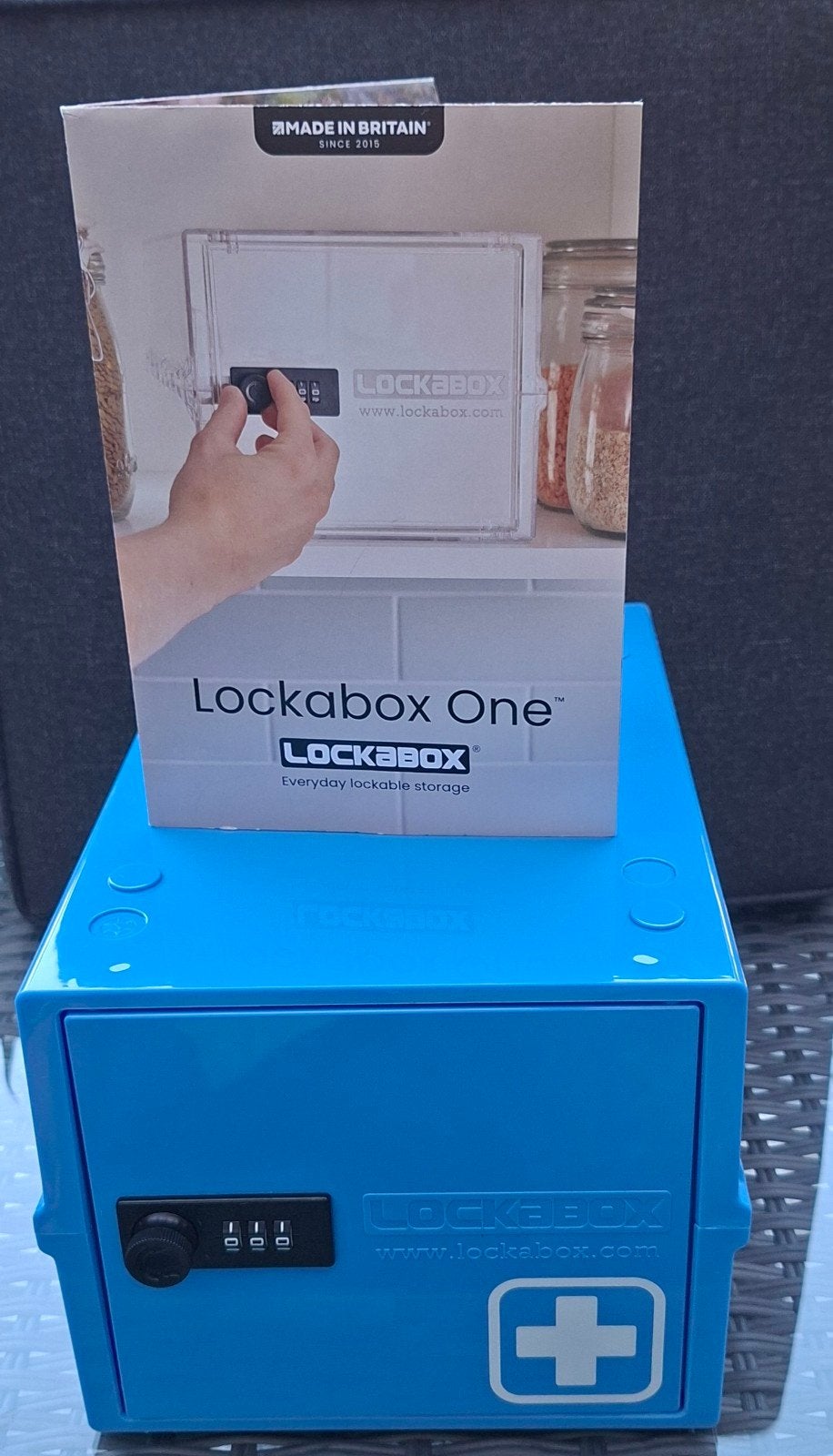 Lockabox One - Veilige Opbergbox voor Medicijnen (blauw), Diversen, Ophalen of Verzenden