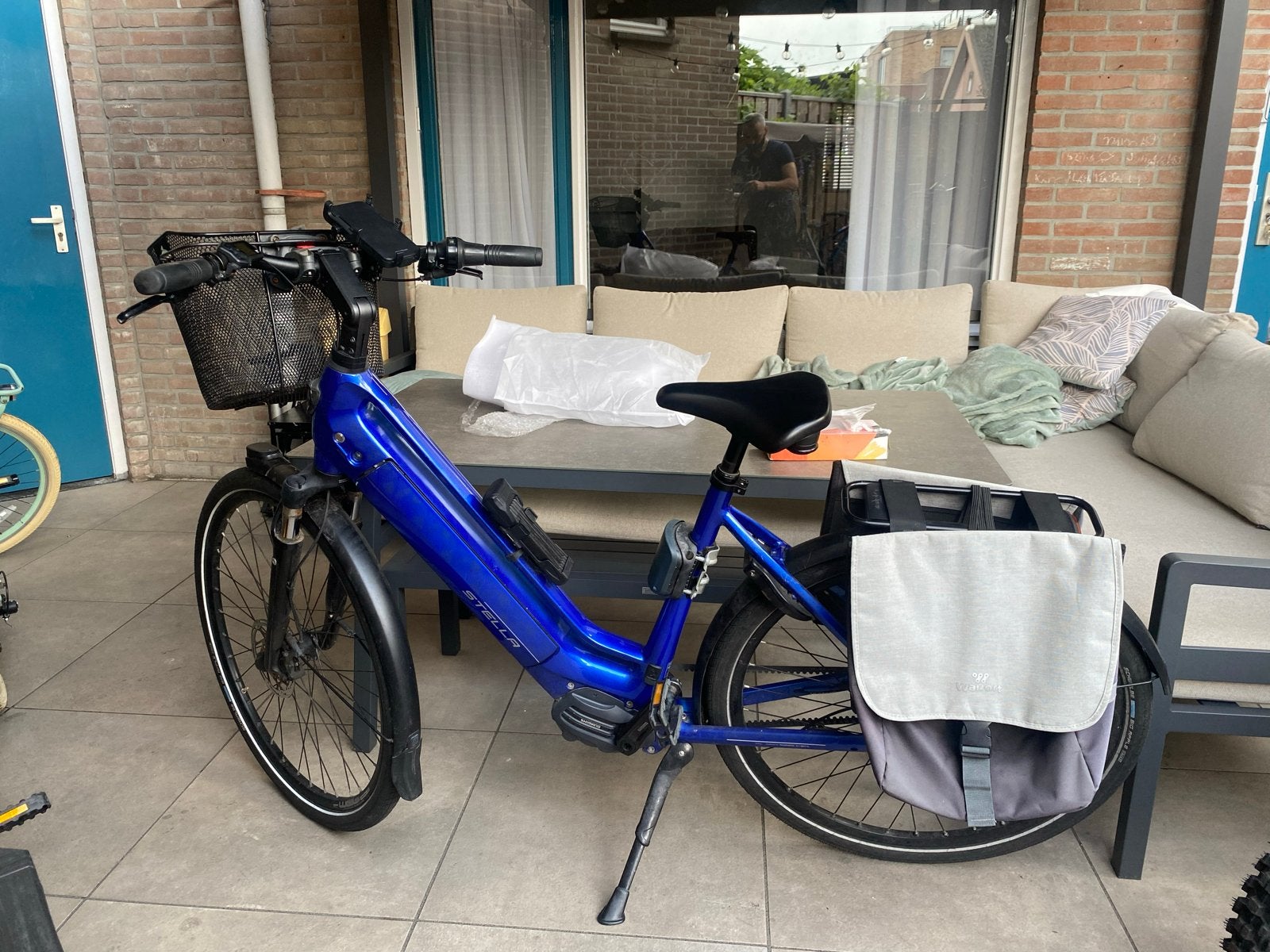 Stella Vicenza Peacock Blue E-bike 28" N5D, Gebruikt, 51 tot 55 cm, 50 km per accu of meer, Ophalen