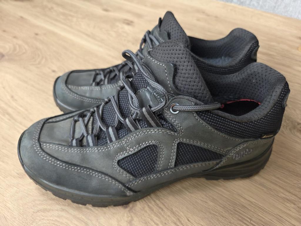 Hanwag wandelschoenen grijs, maat 42, cat. AB, Hanwag, Grijs, Gedragen, Wandelschoenen