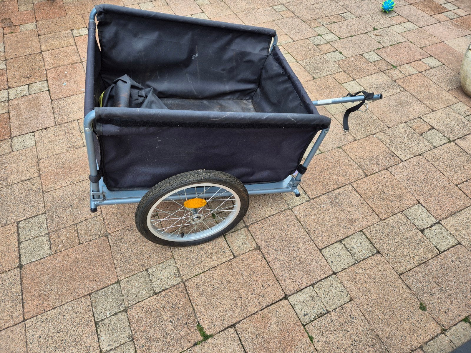 Handige fietskar voor al uw transportbehoeften, Fietsen en Brommers, Fietsaccessoires | Aanhangers en Karren, Ophalen, Gebruikt