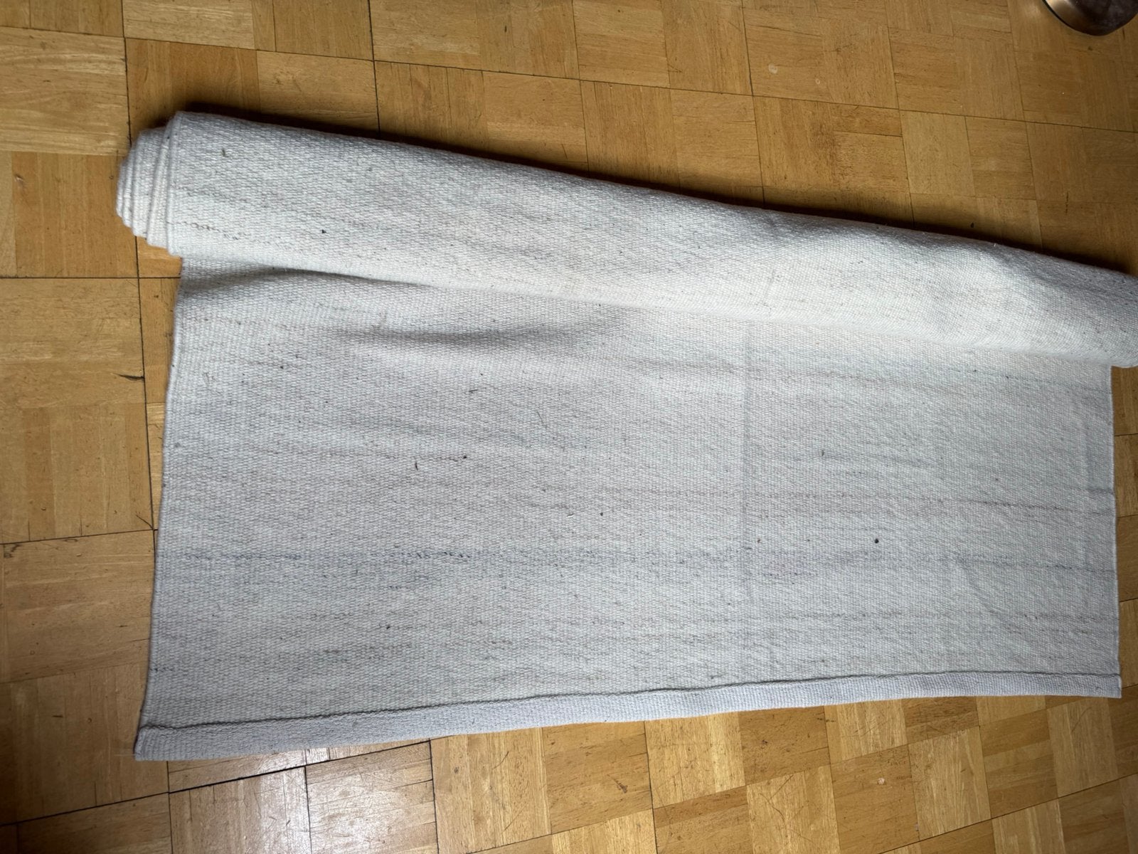 Ikea wollen vloerkleed 240x170, Wit, 200 cm of meer, Ophalen of Verzenden, Zo goed als nieuw