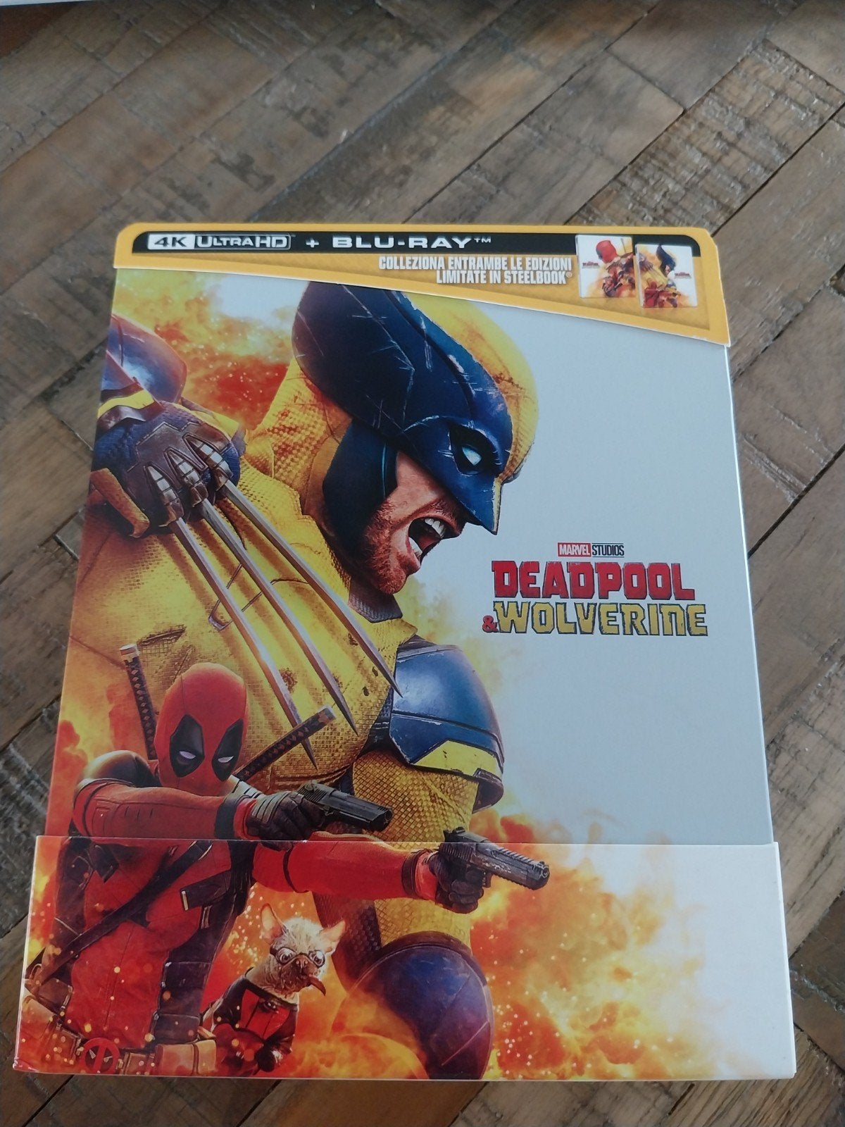Deadpool & Wolverine 4K Ultra HD + Blu-ray Steelbook, Italiaans, Film, Ophalen of Verzenden, Nieuw in verpakking