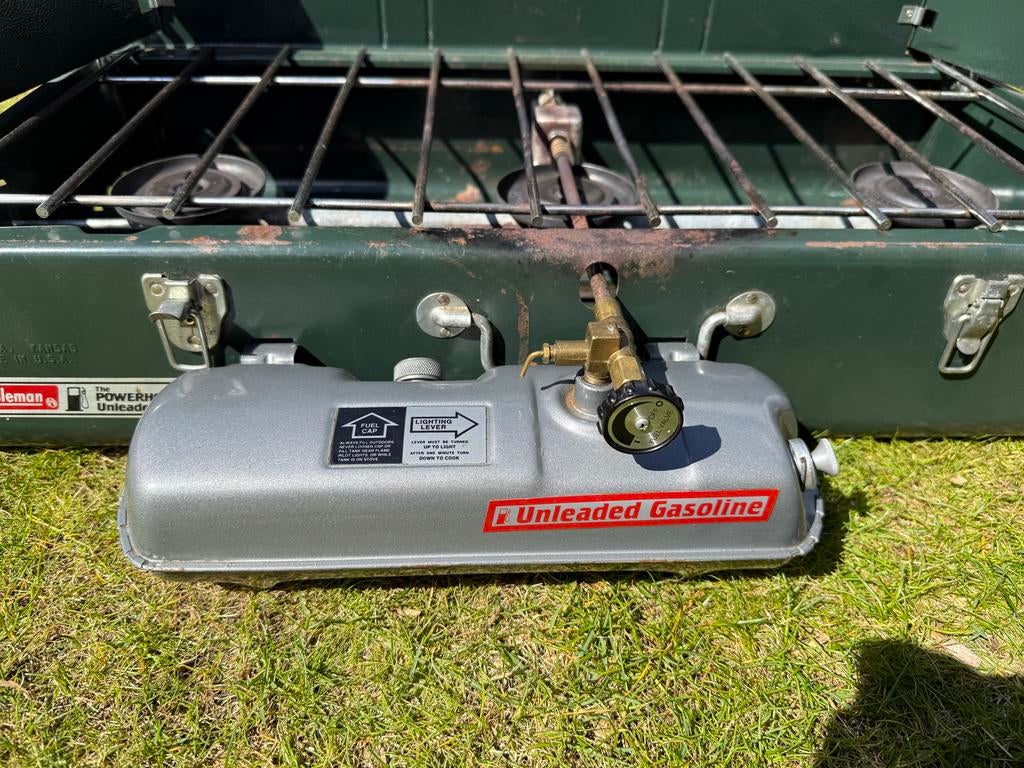 Coleman Powerhouse Unleaded 428 Benzine Kooktoestel, Caravans en Kamperen, Ophalen of Verzenden, Gebruikt