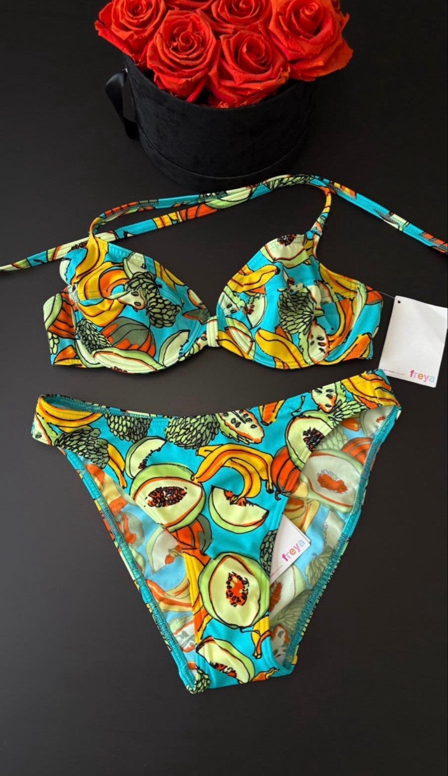 Freya Bikini 75C/M - Tropische Fruitprint, Kleding | Dames, Verzenden, Nieuw, Meerkleurig, Bikini