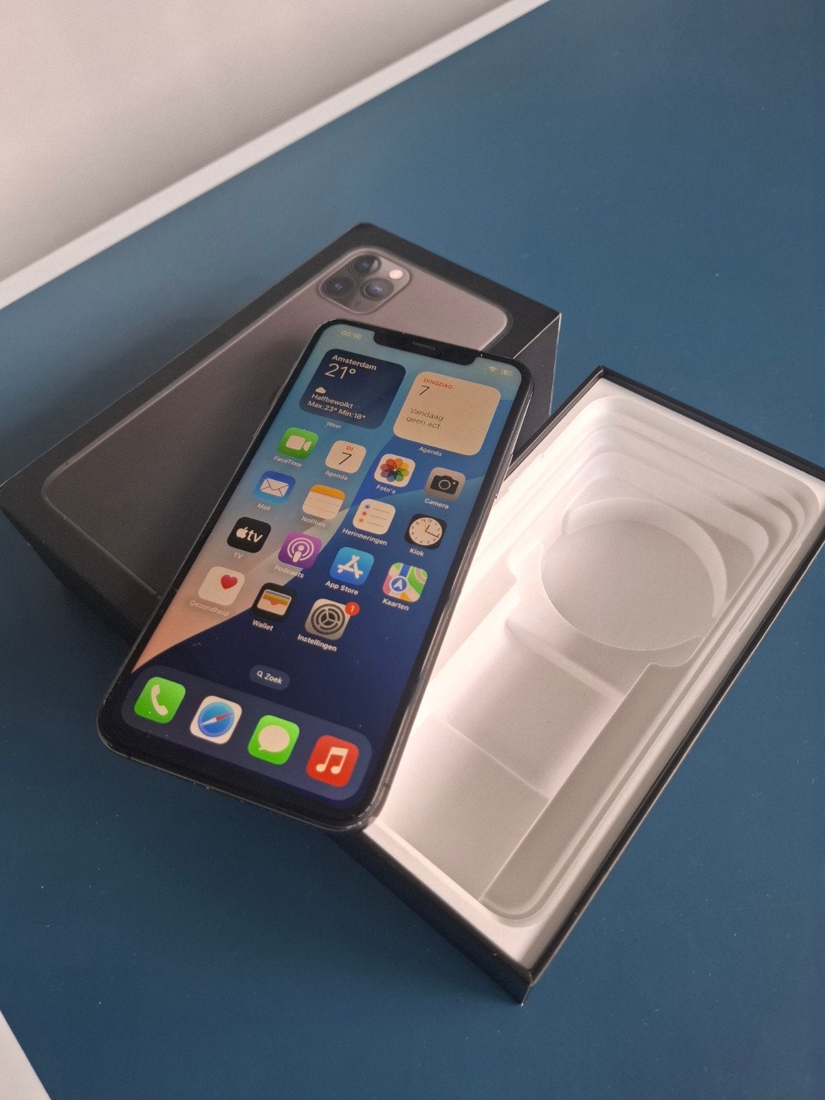 iPhone 11 Pro Max 256GB Space Gray (83% batterij), Telecommunicatie, Mobiele telefoons | Apple iPhone, 256 GB, Ophalen of Verzenden