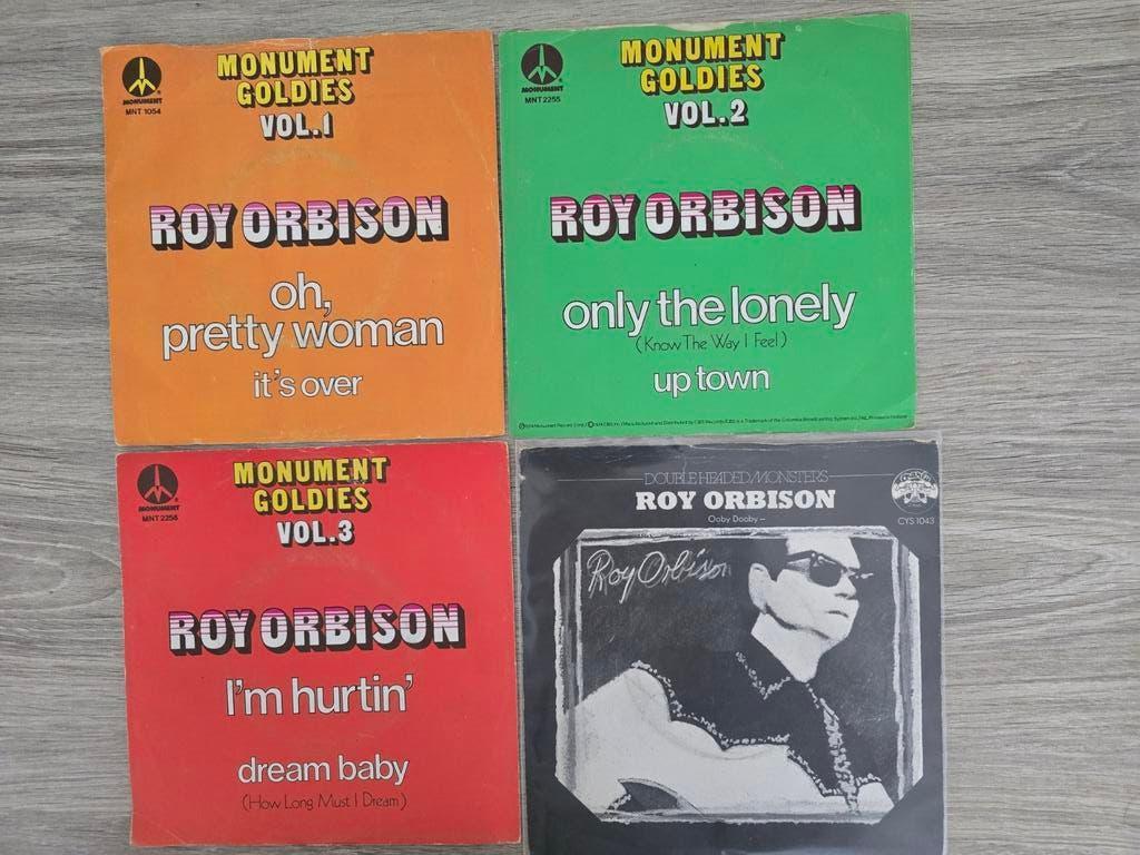 Roy Orbison/ 4 x single, Ophalen of Verzenden, Gebruikt, 7 inch