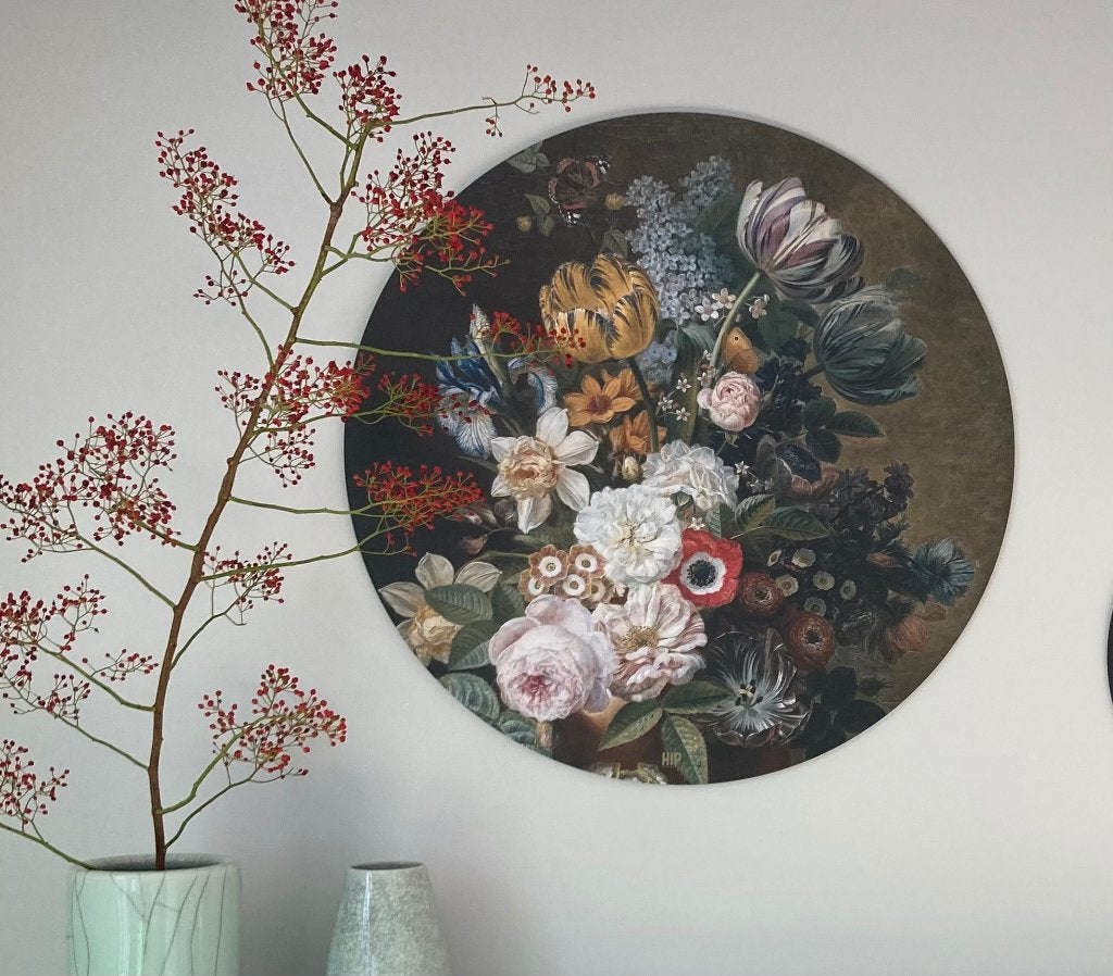 Schilderij muurcirkel, Ophalen, Zo goed als nieuw, Schilderij, 75 tot 100 cm