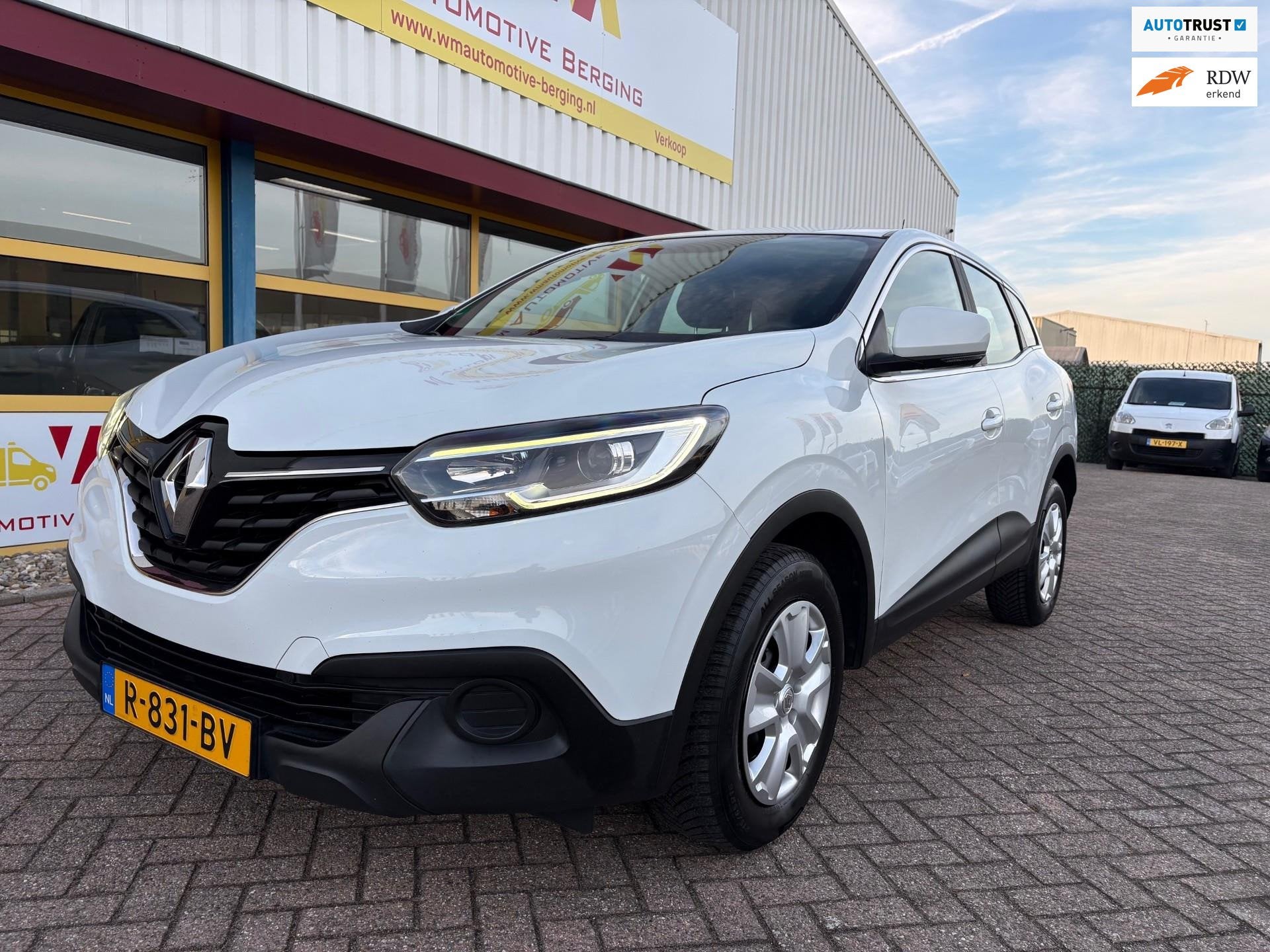 Renault Kadjar 1.2 TCe Life AIRCO, Auto's, Voorwielaandrijving, Stof, 4 cilinders, Wit
