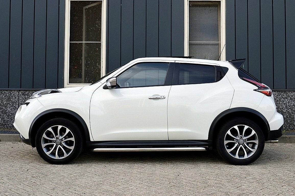 Nissan Juke 1.6 Tekna Rijklaarprijs-Garantie Panorama dak Le, 12 maanden, 4 cilinders, Bedrijf, Stoelverwarming