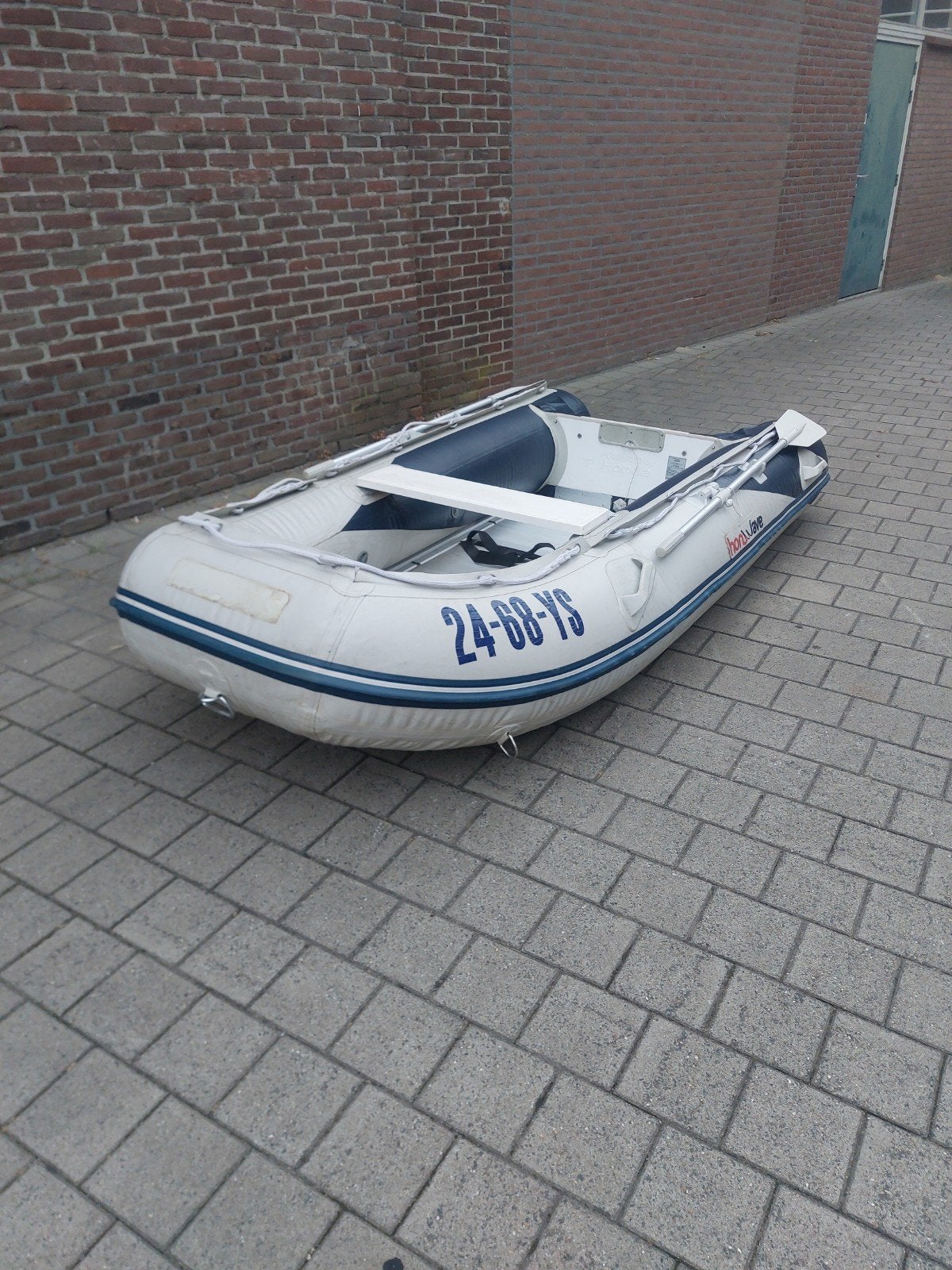 Honda honwave met Yamaha 15 pk zodiac rubberboot, Watersport en Boten, Ophalen, Gebruikt