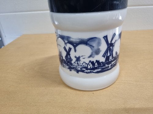 Sigarenpot opaline willem II holland, Ophalen of Verzenden, 'T Olde Gre-j, Info@toldegrej.nl, Endepoelstraat 20f Didam