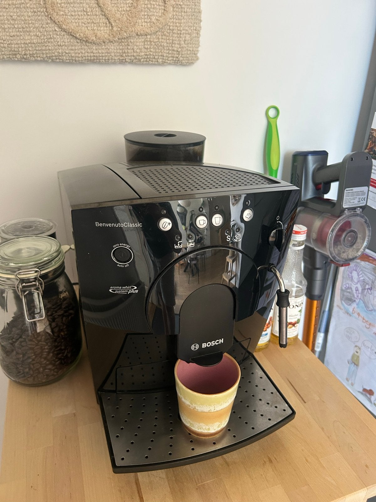 Bosch Benvenuto Classic Volautomatische Koffiemachine, Gebruikt, 10 kopjes of meer, Koffiemachine, Koffiebonen