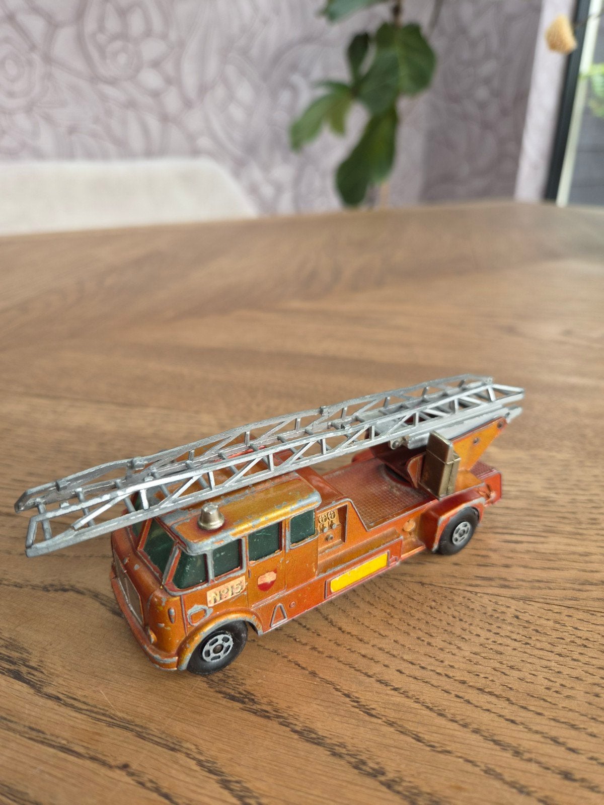 Matchbox Super Kings K-15 Merryweather Brandweerwagen, Ophalen of Verzenden, Gebruikt