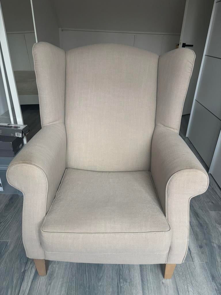 Fauteuil - Meubitrend, Ophalen, Gebruikt, 75 tot 100 cm, Stof