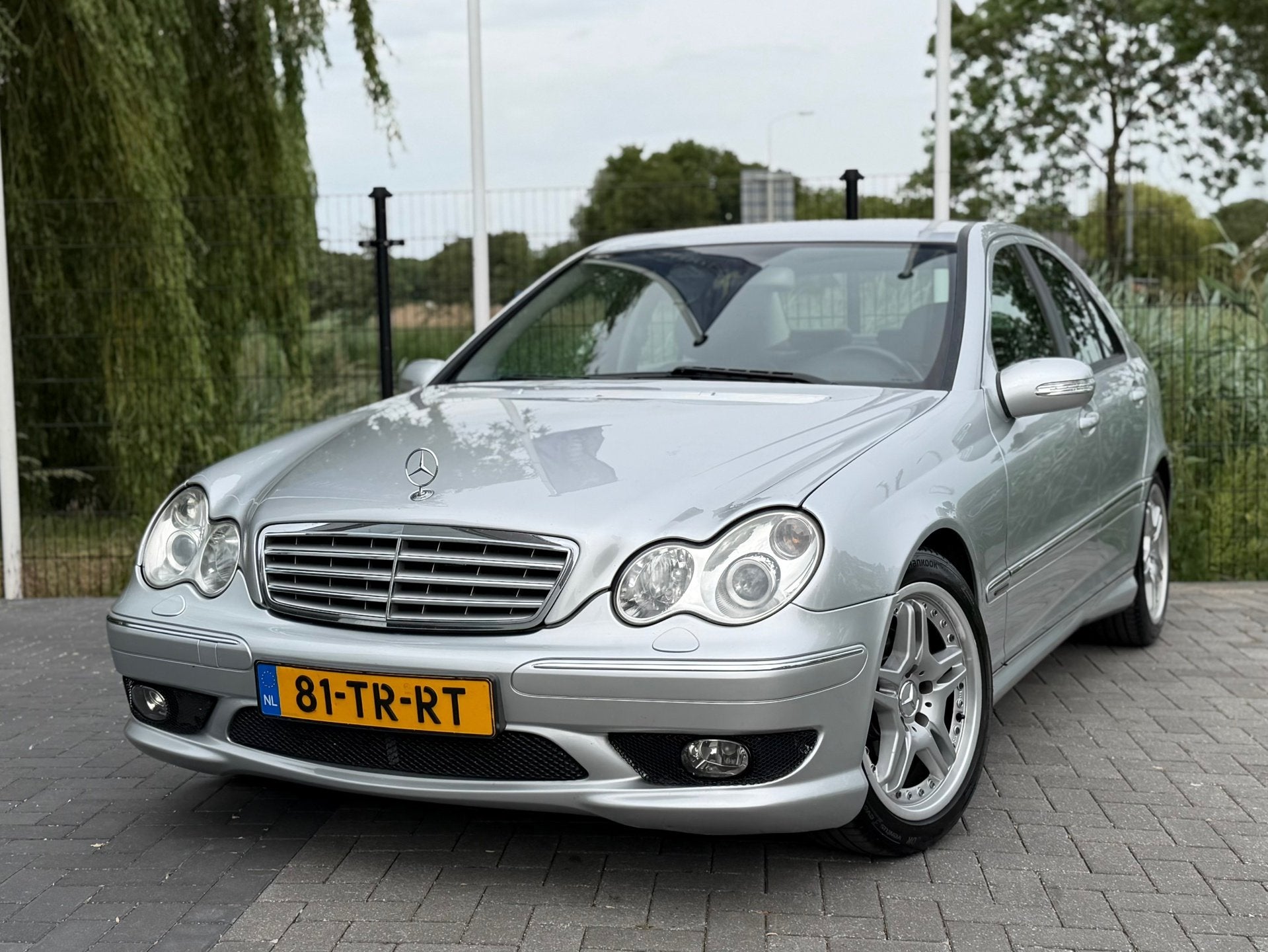 Mercedes-Benz C-klasse 180 K. Sport AMG PAKKET / AUT / CLIMA, Auto's, Automaat, Achterwielaandrijving, Gebruikt, Zwart