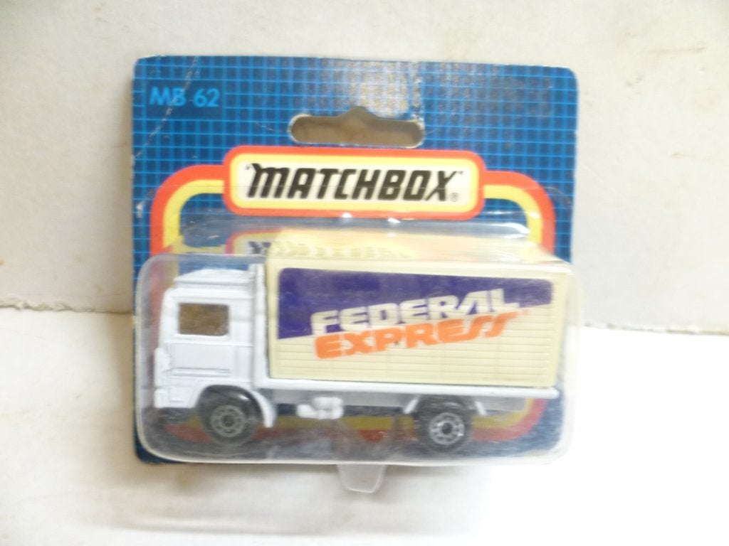Matchbox MB 62 Federal Express Volvo Truck in blister auto, Hobby en Vrije tijd, Ophalen of Verzenden, Nieuw, Bus of Vrachtwagen