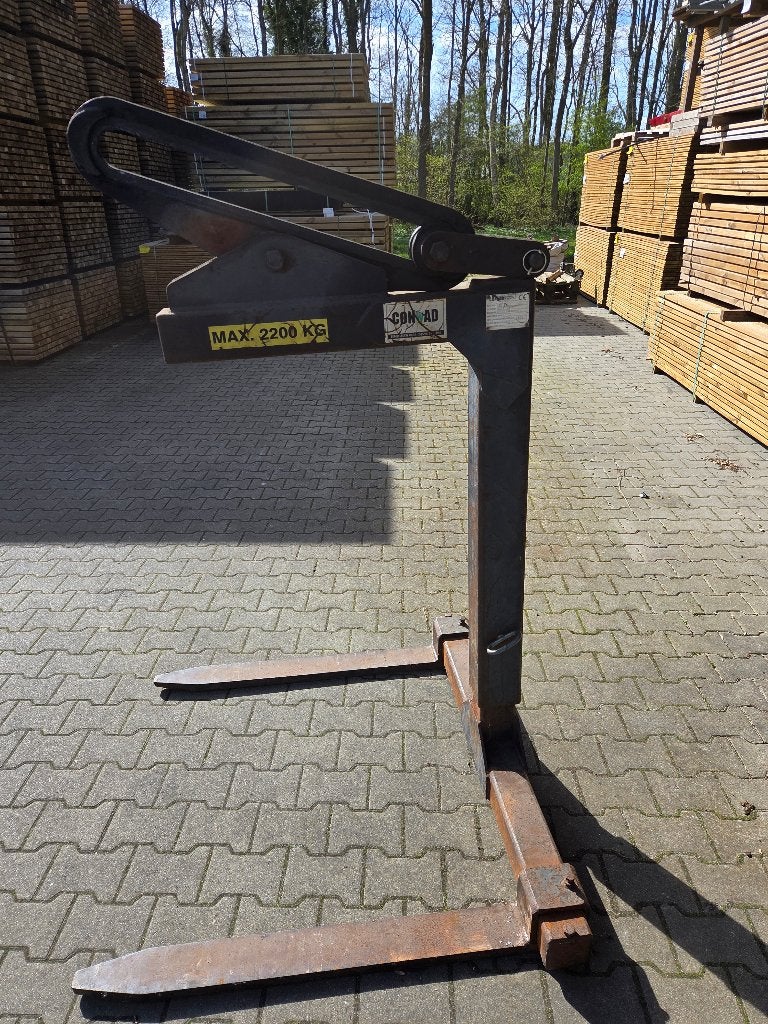 Conwad pallethaak tbv. Autokraan, max 2200 kg, bouwjaar 2004, Ophalen, Gebruikt, Handmatig