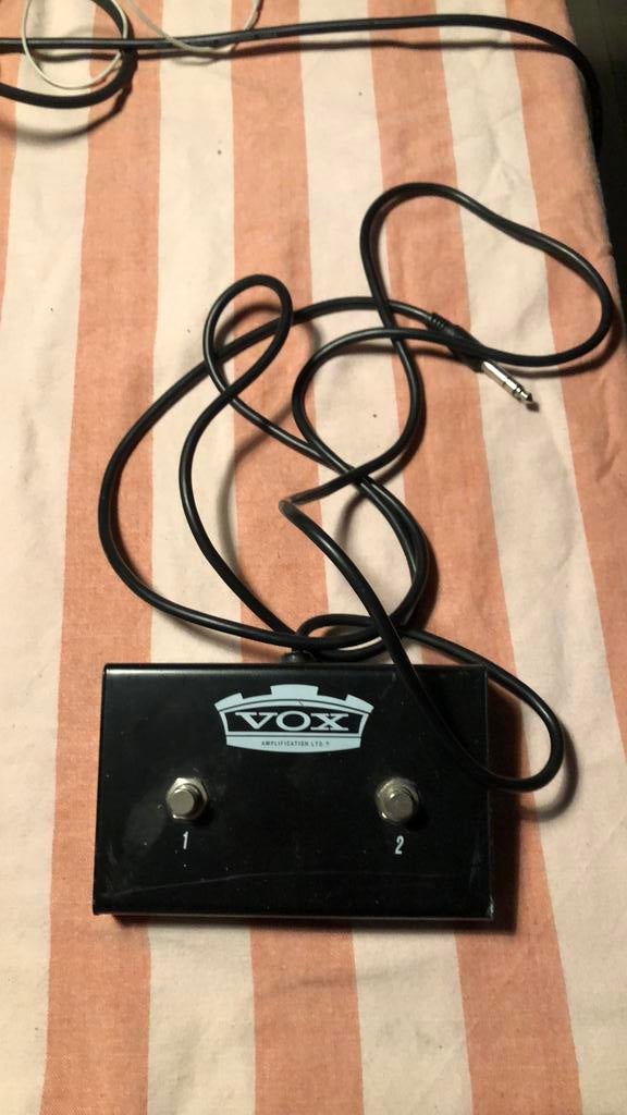 Vox footswitch, Verzenden, Gebruikt