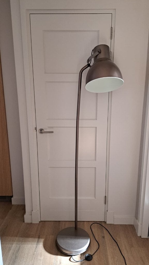 staande lamp antraciet, Ophalen, Gebruikt, 150 tot 200 cm