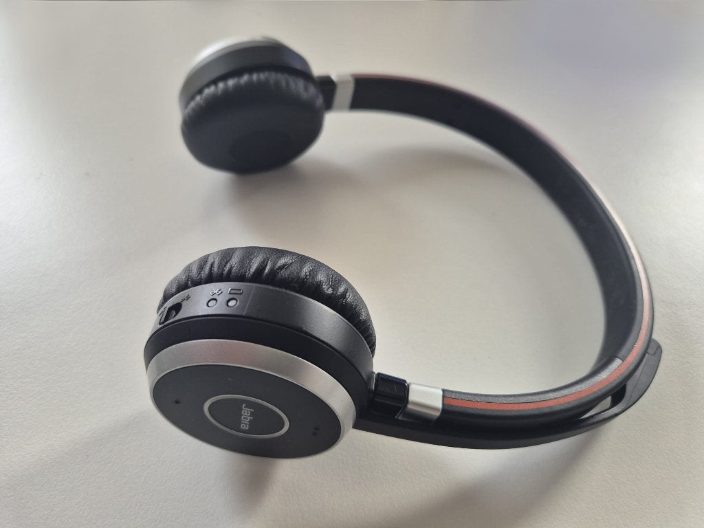 Jabra Evolve 65 MS Draadloze Bluetooth headset, On-ear, Ophalen of Verzenden, Zo goed als nieuw, Draadloos