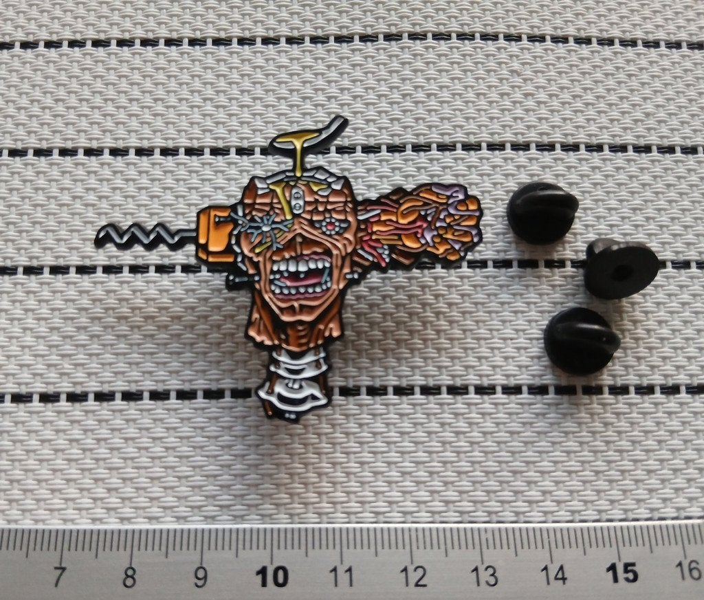 Iron Maiden prachtige can i play with madness pin speld 10, Verzenden, Nieuw, Overige typen