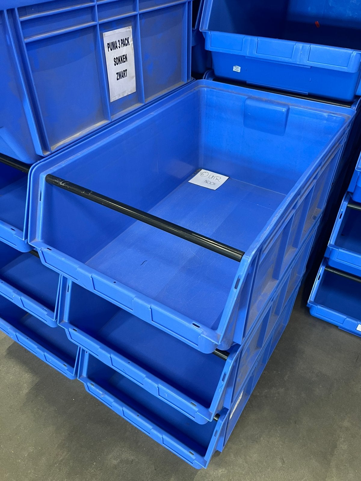 Schäfer magazijnbakken / stapelbakken 72 x 47 x 30 cm 3000st, Ophalen, Gebruikt, 40 tot 60 cm, 50 tot 75 cm
