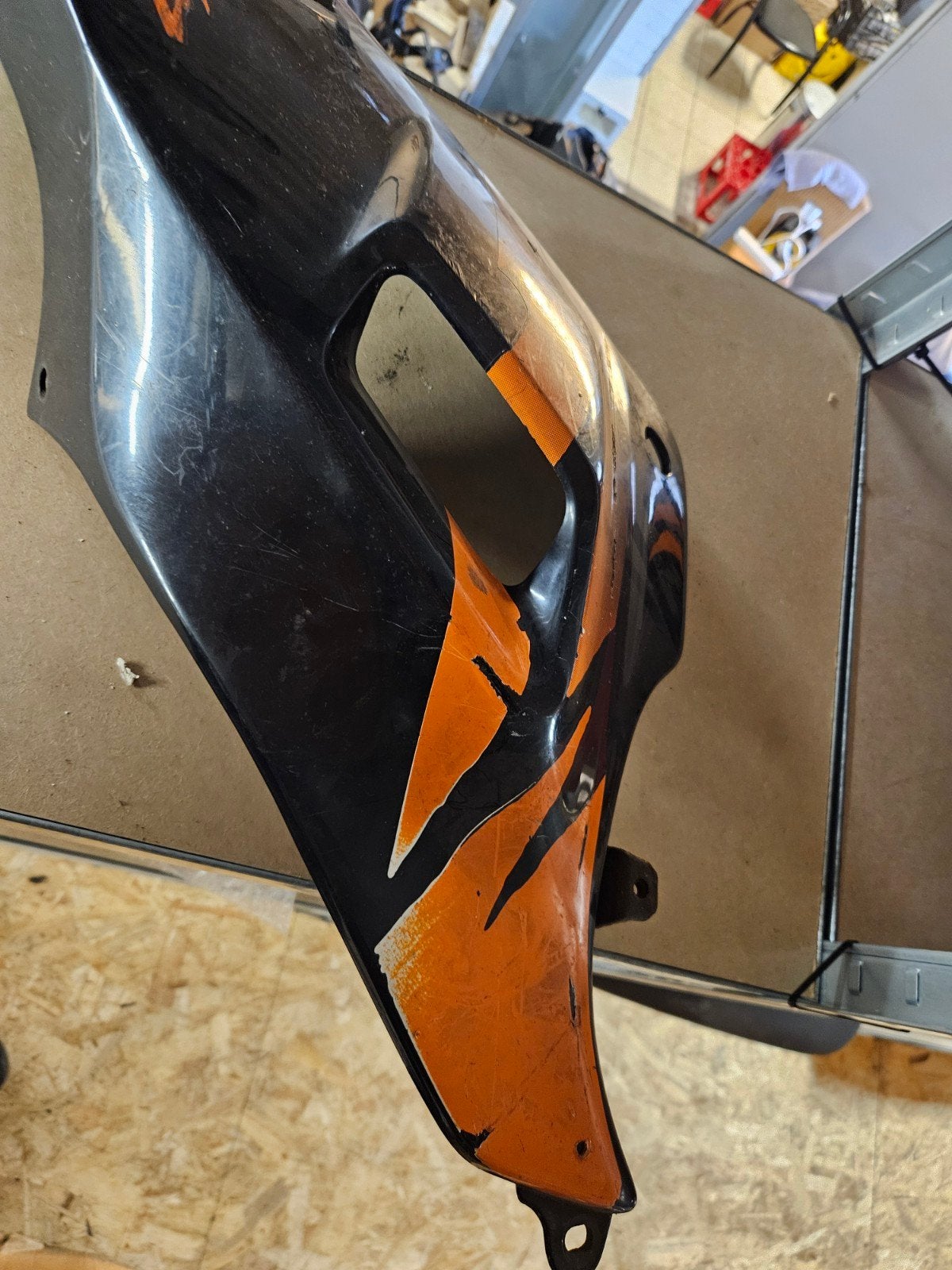 Honda nsr 50 kuipdelen met werk., Ophalen of Verzenden, Gebruikt, Kap, Honda nsr 50 plaatwerk.