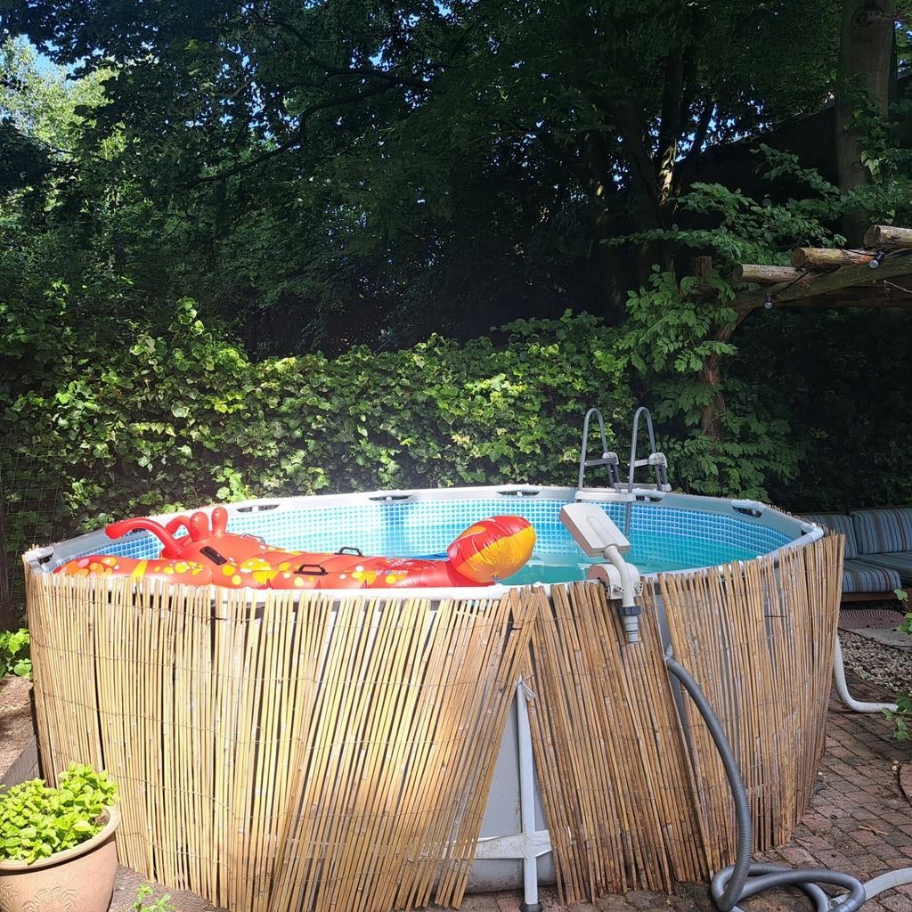 Volledig compleet Intex zwembad 4.57 bij 1.22, 200 tot 300 cm, 80 tot 120 cm, Rond, Ophalen of Verzenden