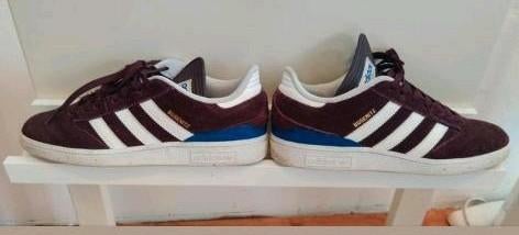 Adidas bordeaux rood sneakers 7.5  maat 40 2/3, Adidas, Ophalen of Verzenden, Rood, Sneakers of Gympen